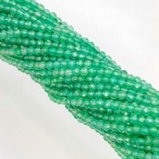 AAA Green Onyx Micro Faceted 3mm Beads -RB0202