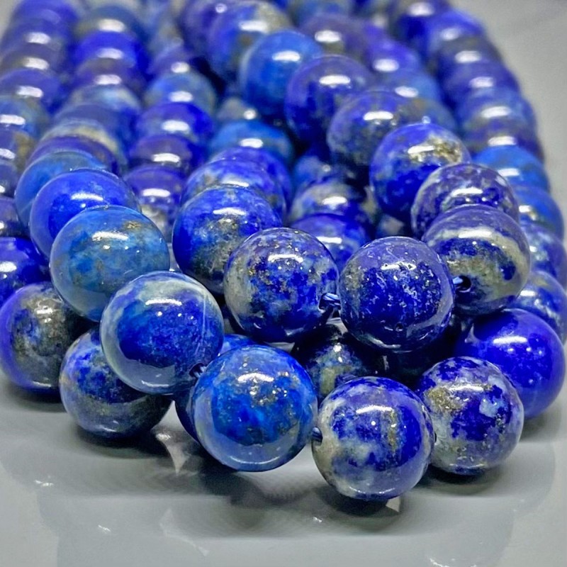 AAA+ Lapis discount Lazuli 8mm Smooth Rondelle Calibrated Beads | 9inch Strand | Blue Natural Lapis Semi Precious Gemstone Loose Beads for Jewelry