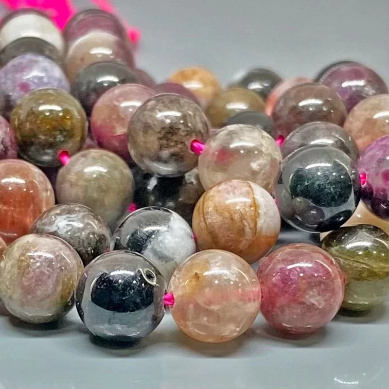 TOURMALINE - Mix shape Cabochon - Natural Color Multy Colors Mix Shape popular - From Brazil - So Gorgeous Amazing size - 5x7 - 7x9 mm - 18 pcs