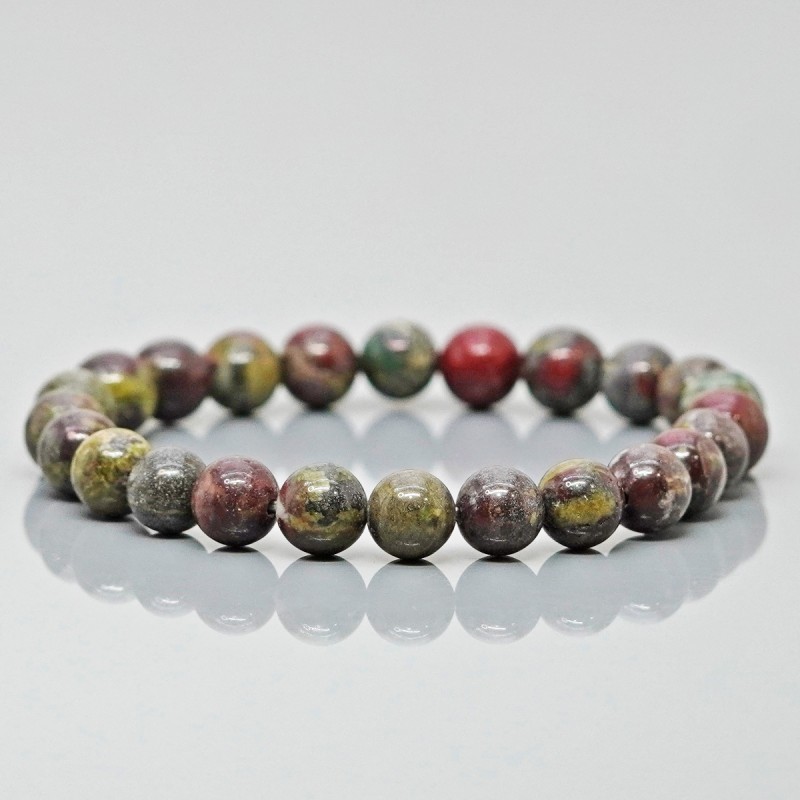 Snapklik.com : Dragons Blood Jasper Beads For Jewelry Making Energy Healing  Crystals Jewelry Chakra Crystal Jewerly Beading Dragon Blood Jasper 8mm  Supplies 15.5inch About 46-48 Beads
