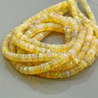 Multicolor Natural Ethiopian Opal Beads, Shape: Roundel, Size: 4-6mm at Rs  50/carat in Jaipur
