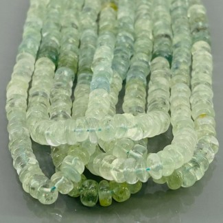 Dyed Sapphire (Corundum) 4-9mm Faceted Rondelle Shape AA Grade Gemstone Beads Lot - Total 5 Strands of 15 inch.
