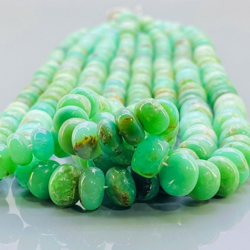 Chrysoprase Beads, Natural hot Chrysoprase Faceted Round Beads, 6 - 10.5 mm, Total 1 Strand of 5.5 Inches, Round Gemstone Beads