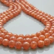 Natural Rhodochrosite Smooth Heart Shape Beads, 129 Cts Weight Of 8 Inches Strand, 7.5-9.5 MM, Superb Item At 2024 Wholesale Price