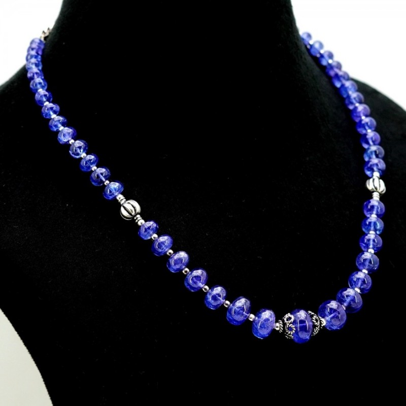 Natural Tanzanite Nuggets Beads orders Necklace 20 Inch Long Strand Necklace, Tanzanite Beads Necklcae, Tanzanite Nuggets Necklace, 69 Carat AAA+++