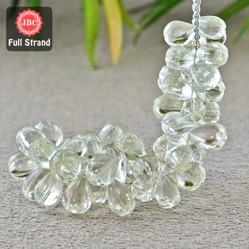 Crystal Faceted Drop Beads, White Crystal Drops Beads, Crystal Quartz 2024 Drops, Crystal Quartz Jewelry Making Gemstone Beads, SKU302